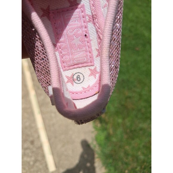 Converse One Star Pink Size 6 Toddler Mary Jane Sequin NWOT - Picture 9 of 9